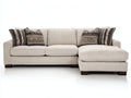 Ecksofa Stoffbezug 285x170x82 cm - Beige - für Wohnzimmer mit breiter Liegefläche
